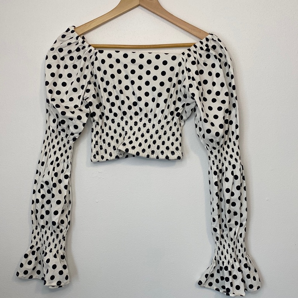 Women’s Crop Top-Dotted